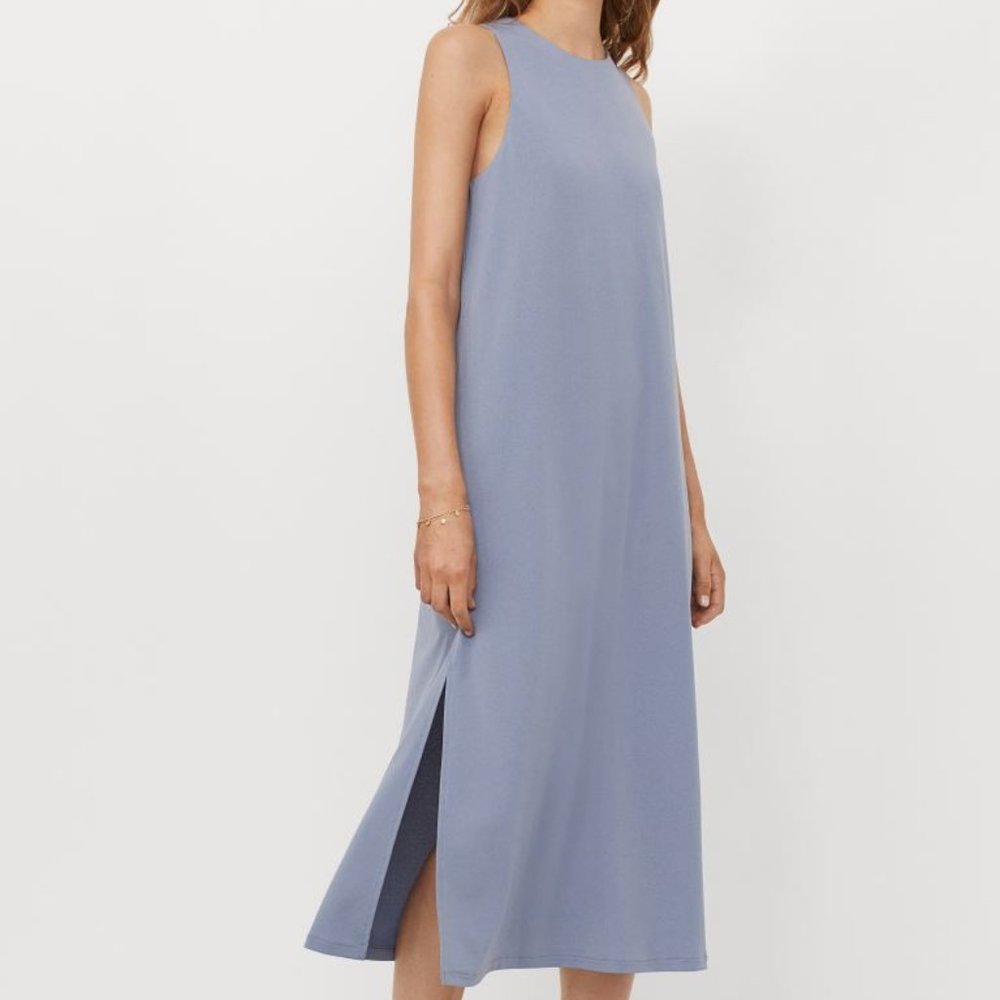 Pigeon Blue H&M Jersey Dress, Size M